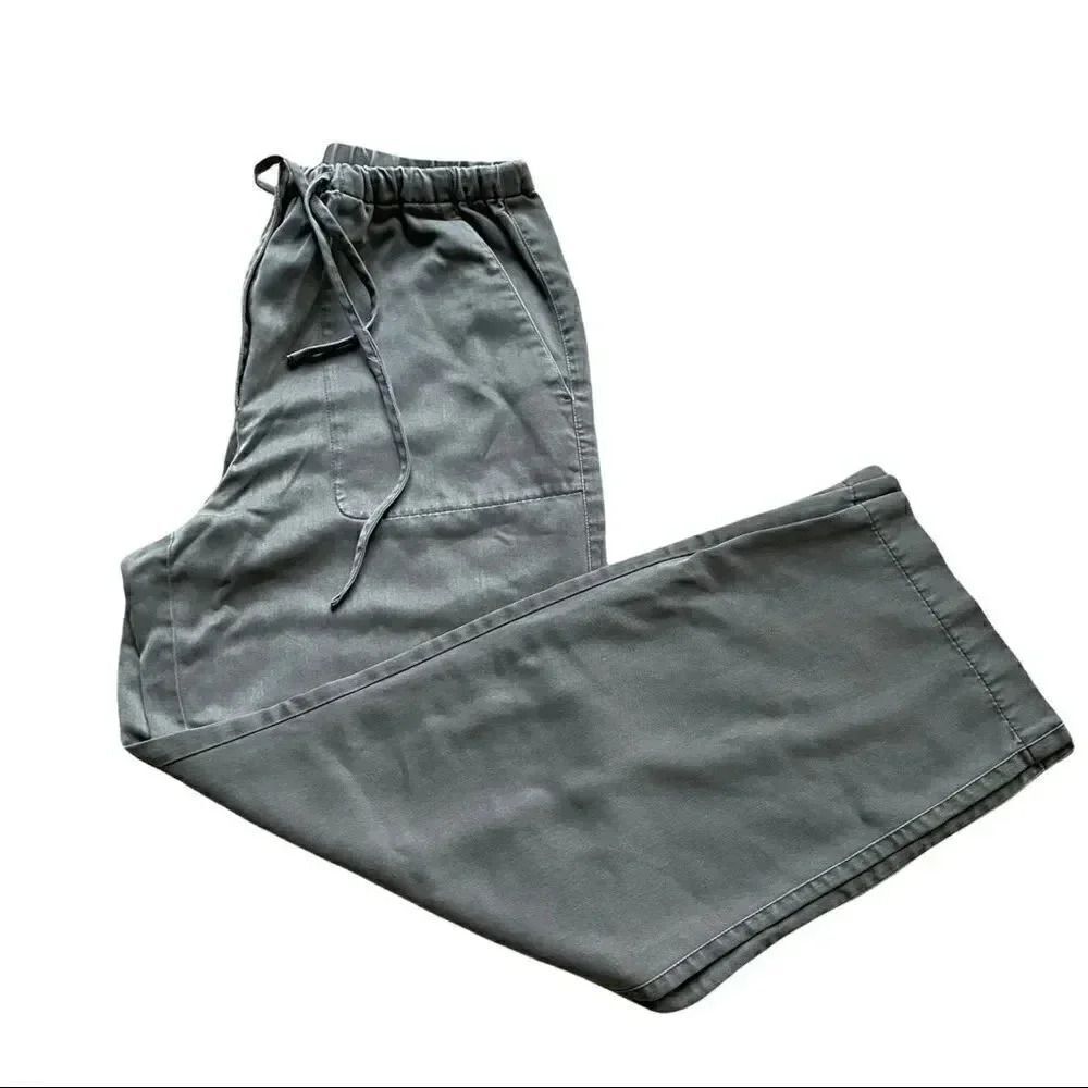 Liz Claiborne Sport Ultra-Light and Soft Wide Leg Olive Womens Pants SZ 6 - Picture 5 of 6